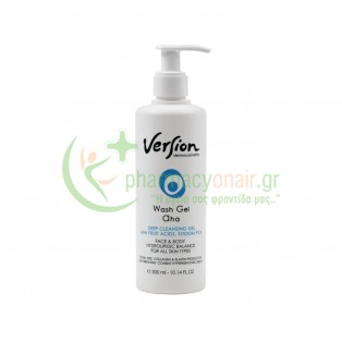 VERSION - Wash Gel AHA Deep Cleansing 300mL Καθαρισμός προσώπου - Ντεμακιγιάζ