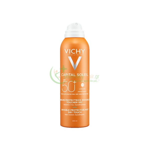 VICHY - Capital Soleil Αόρατο Ενυδατικό Mist SPF50+ 200mL Αντιηλιακά Προσώπου VICHY - Capital Soleil Αόρατο Ενυδατικό Mist SPF50+ 200mL Αντιηλιακά Προσώπου