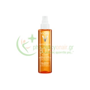 VICHY - Capital Soleil Cell Protect Αόρατο Λάδι SPF30 200mL Αντηλιακά Σώματος