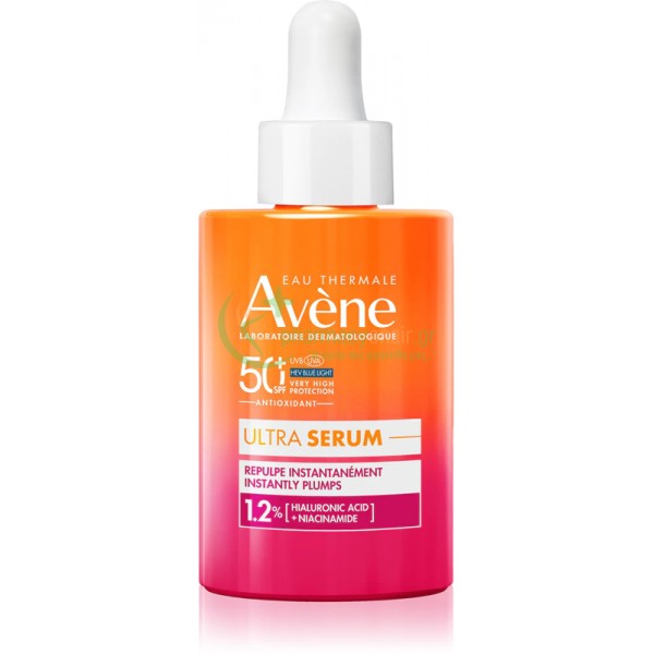 AVENE - Ultra Serum Άμεσο Αποτέλεσμα Σύσφιξης SPF50+ 30mL Ενυδάτωση - Λάμψη