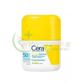 CERAVE - Invisible Hydrating Fluid Sunscreen SPF50 50mL