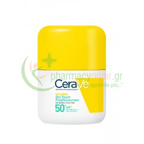CERAVE - Invisible Dry Touch Fluid Sunscreen SPF50+ 50mL