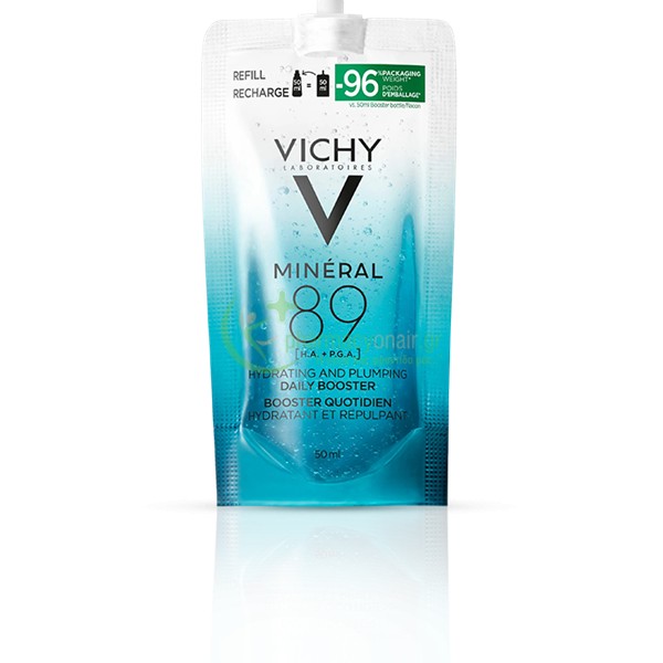 VICHY - Mineral 89 Ενυδατικό Booster Προσώπου Refill 50mL Ενυδάτωση - Λάμψη VICHY - Mineral 89 Ενυδατικό Booster Προσώπου Refill 50mL Ενυδάτωση - Λάμψη