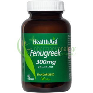 HEALTH AID - Fenugreek 300mg caps 60s Σεξουαλική Τόνωση