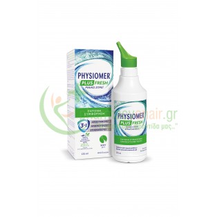 PHYSIOMER - Plus Fresh Ρινικό Σπρέι 135mL Αποσυμφορητικά