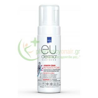 INTERMED - Euderma Babyderm Junior Cran Intimate Foam 150mL Καθαρισμός Ευαίσθητης Περιοχής