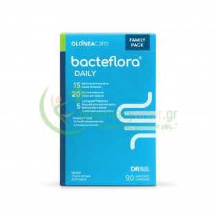 OLONEA - Bacteflora Daily Family Pack veg caps 90s Δυσκοιλιότητα