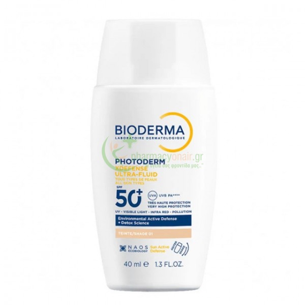 BIODERMA - Photoderm XDefense Ultra-Fluid Shade 01 SPF50+ 40mL Αντιηλιακά Προσώπου BIODERMA - Photoderm XDefense Ultra-Fluid Shade 01 SPF50+ 40mL Αντιηλιακά Προσώπου