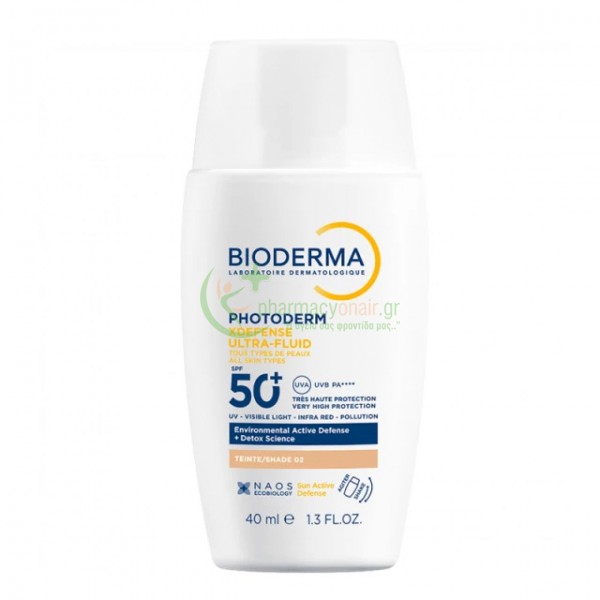 BIODERMA - Photoderm XDefense Ultra-Fluid Shade 02 SPF50+ 40mL Αντιηλιακά Προσώπου BIODERMA - Photoderm XDefense Ultra-Fluid Shade 02 SPF50+ 40mL Αντιηλιακά Προσώπου