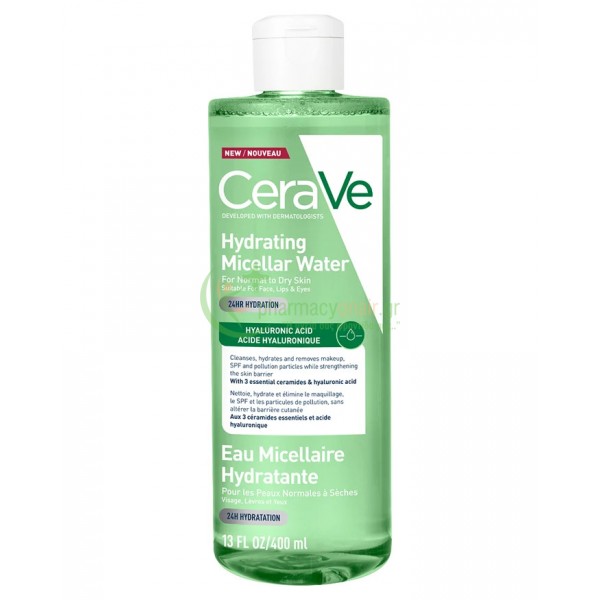 CERAVE - Hydrating Micellar Water 400mL Καθαρισμός προσώπου - Ντεμακιγιάζ CERAVE - Hydrating Micellar Water 400mL Καθαρισμός προσώπου - Ντεμακιγιάζ