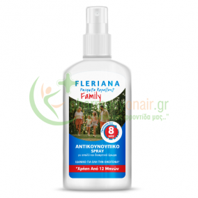 POWER HEALTH - Fleriana Mosquito Family Αντικουνουπικό Spray 100mL