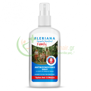POWER HEALTH - Fleriana Mosquito Family Αντικουνουπικό Spray 100mL Εντομοαπωθητικά