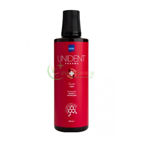 INTERMED - Unident Pharma Gum Care Mouthwash 500mL Στοματικά Διαλύματα INTERMED - Unident Pharma Gum Care Mouthwash 500mL Στοματικά Διαλύματα
