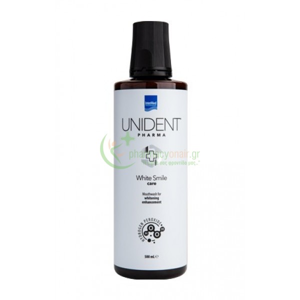 INTERMED - Unident Pharma White Smile Care Mouthwash 500mL Στοματικά Διαλύματα INTERMED - Unident Pharma White Smile Care Mouthwash 500mL Στοματικά Διαλύματα