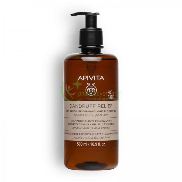 APIVITA - Dry Dandruff Σαμπουάν Κατά της Ξηροδερμίας με Propolis AmC & Φυτικά AHA Refill 500mL APIVITA - Dry Dandruff Σαμπουάν Κατά της Ξηροδερμίας με Propolis AmC & Φυτικά AHA Refill 500mL