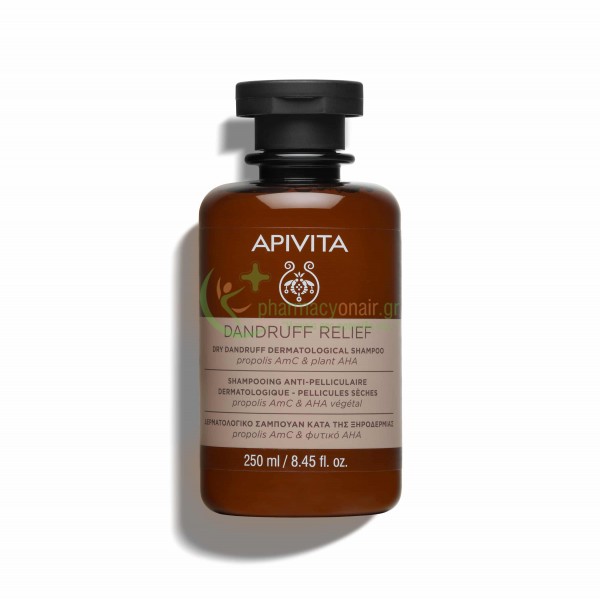 APIVITA - Dry Dandruff Σαμπουάν Κατά της Ξηροδερμίας με Propolis AmC & Φυτικά AHA 250mL Σαμπουάν - Conditioner Μαλλιών APIVITA - Dry Dandruff Σαμπουάν Κατά της Ξηροδερμίας με Propolis AmC & Φυτικά AHA 250mL Σαμπουάν - Conditioner Μαλλιών