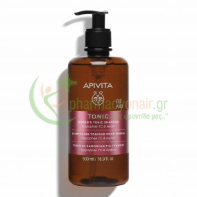 APIVITA - Women's Tonic Τονωτικό Σαμπουάν Κατά της Τριχόπτωσης για Γυναίκες με Ιπποφαές & Δάφνη 500mL