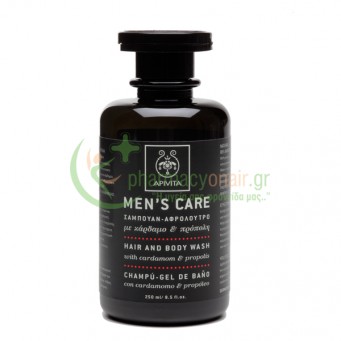 APIVITA - Mens' Care Σαμπουάν - Αφρόλουτρο 250mL