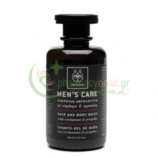 APIVITA - Mens' Care Σαμπουάν - Αφρόλουτρο 250mL Αφρόλουτρα - Υγρά Καθαρισμού