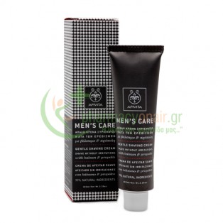 APIVITA - Men's Care Απαλή Κρέμα Ξυρίσματος Κατά των Ερεθισμών 100mL ΑΝΔΡΑΣ