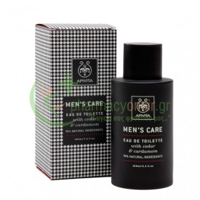 APIVITA - Men's Care με Κέδρο & Κάρδαμο Eau de Toilette 100mL