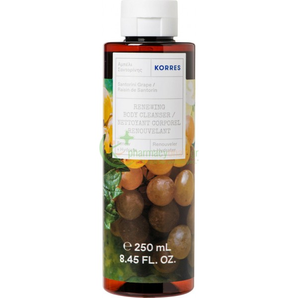 KORRES - Αφρόλουτρο Αμπέλι Σαντορίνης 250mL Αφρόλουτρα - Υγρά Καθαρισμού KORRES - Αφρόλουτρο Αμπέλι Σαντορίνης 250mL Αφρόλουτρα - Υγρά Καθαρισμού