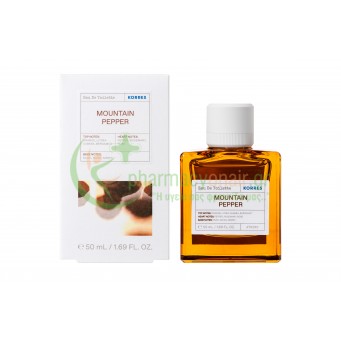 KORRES - Eau De Toilette για Άνδρες Mountain Pepper Bergamot Coriander 50mL