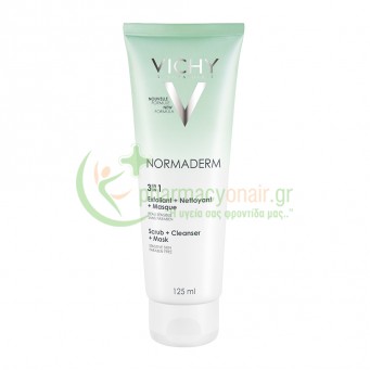 VICHY - Normaderm 3 in 1 Απολέπιση - Καθαρισμός - Μάσκα 125mL