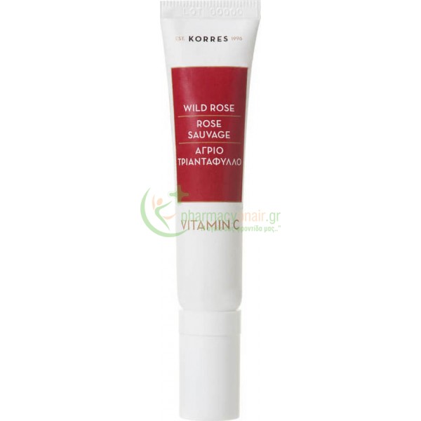 KORRES - Άγριο Τριαντάφυλλο Κρέμα Ματιών SPF15 15mL Μάτια
