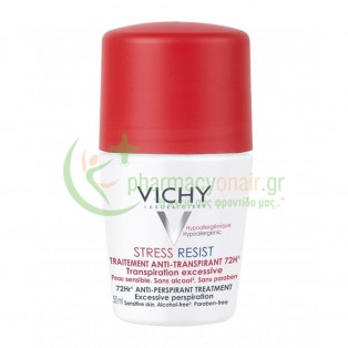 VICHY - Deo Stress Resist Roll-On 72H 50mL Αποσμητικά