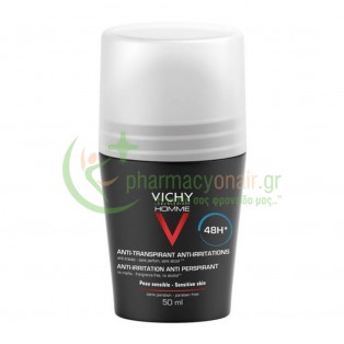 VICHY - Homme Αποσμητικό 48H Προστασία Roll-On 50mL Αποσμητικά