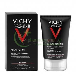 VICHY - Homme Sensi Baume CA After Shave Balsam Κατά των Ερεθισμών 75mL
