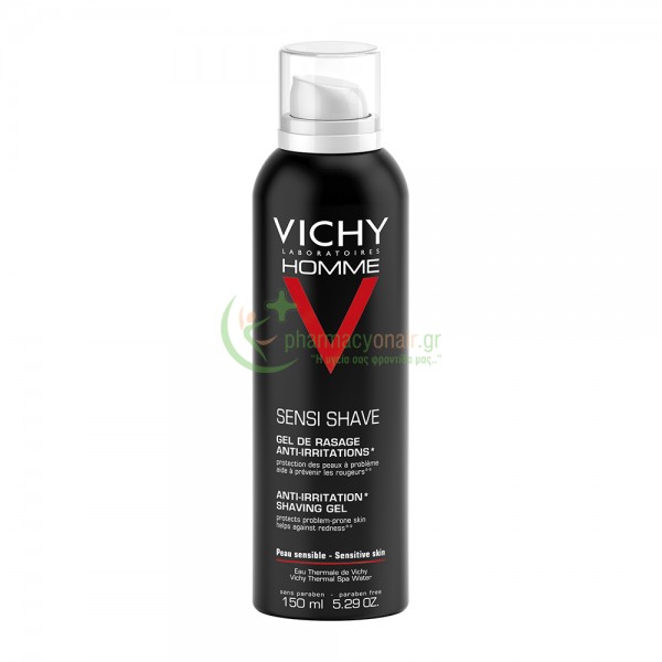 VICHY - Homme Gel Ξυρίσματος Κατά των Ερεθισμών 150mL Αφροί - Κρέμες - Gel Ξυρίσματος VICHY - Homme Gel Ξυρίσματος Κατά των Ερεθισμών 150mL Αφροί - Κρέμες - Gel Ξυρίσματος