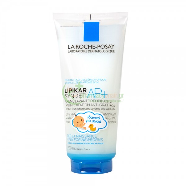 LA ROCHE POSAY - Lipikar Syndet AP+ Creme Lavante 200mL Αφρόλουτρα - Υγρά Καθαρισμού