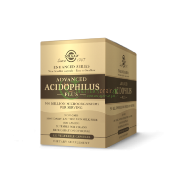 SOLGAR - Advanced Acidophilus Plus veg caps 120s Μύκητες