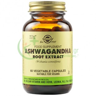 SOLGAR - Ashwagandha Root Extract veg caps 60s 
