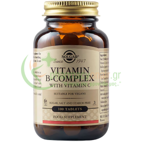 SOLGAR - B-Complex with Vitamin C tabs 100s