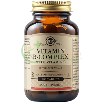 SOLGAR - B-Complex with Vitamin C tabs 100s