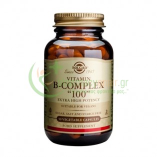 SOLGAR - B-100 Complex veg caps 50s Αυπνία