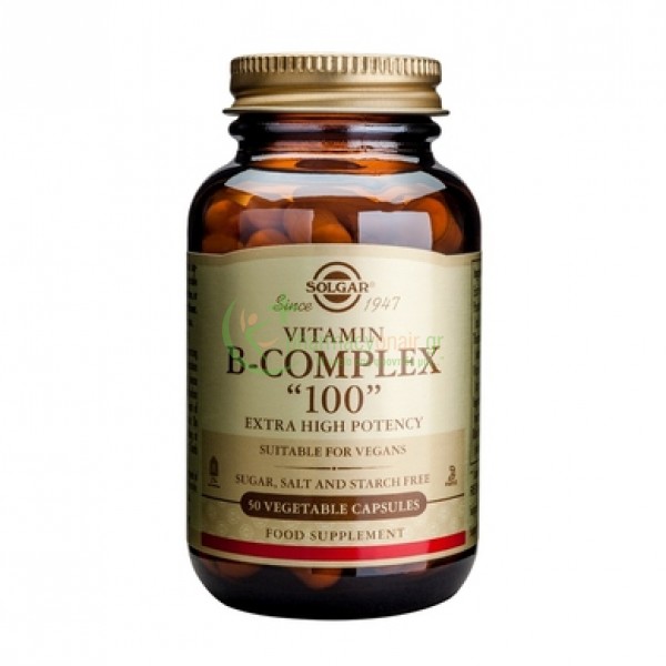 SOLGAR - B-100 Complex veg caps 50s Αυπνία