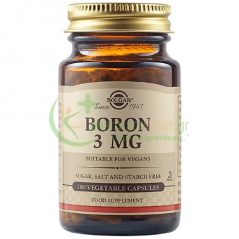 SOLGAR - Boron 3mg veg caps 100s