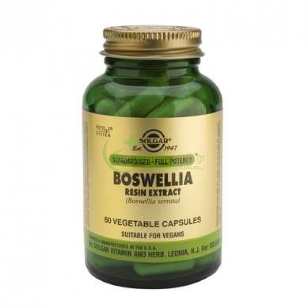 SOLGAR - Boswellia Resin Extract veg caps 60s ΣΥΜΠΛΗΡΩΜΑΤΑ ΔΙΑΤΡΟΦΗΣ SOLGAR - Boswellia Resin Extract veg caps 60s ΣΥΜΠΛΗΡΩΜΑΤΑ ΔΙΑΤΡΟΦΗΣ