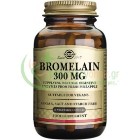 SOLGAR - Bromelain 300mg veg caps 60s
