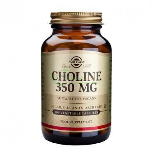 SOLGAR - Choline 350mg veg caps 100s Νοητική Υγεία - Ενίσχυση Μνήμης - Συγκέντρωση SOLGAR - Choline 350mg veg caps 100s Νοητική Υγεία - Ενίσχυση Μνήμης - Συγκέντρωση