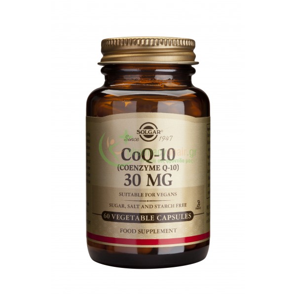 SOLGAR - COENZYME Q-10  30mg veg.caps  60s 