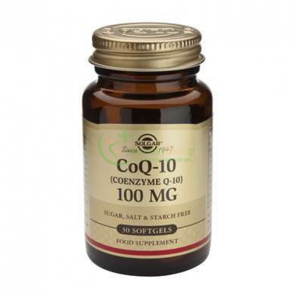 SOLGAR - Coenzyme Q-10 100mg softgels 30s ΣΥΜΠΛΗΡΩΜΑΤΑ ΔΙΑΤΡΟΦΗΣ SOLGAR - Coenzyme Q-10 100mg softgels 30s ΣΥΜΠΛΗΡΩΜΑΤΑ ΔΙΑΤΡΟΦΗΣ