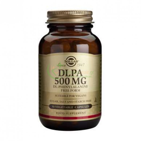 SOLGAR - DLPA 500mg veg caps 50s Μελαγχολία - Κατάθλιψη SOLGAR - DLPA 500mg veg caps 50s Μελαγχολία - Κατάθλιψη