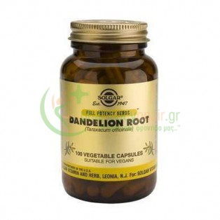 SOLGAR - Dandelion Root veg caps 100s ΣΥΜΠΛΗΡΩΜΑΤΑ ΔΙΑΤΡΟΦΗΣ