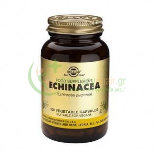 SOLGAR - Echinacea veg caps 100s ΣΥΜΠΛΗΡΩΜΑΤΑ ΔΙΑΤΡΟΦΗΣ