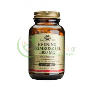 SOLGAR - Evening Primrose Oil 1300mg softgels 30s Ψωρίαση